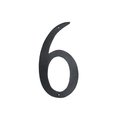 Gardengear 8 In Standard Modern Font Individual House Number 6 GA97998